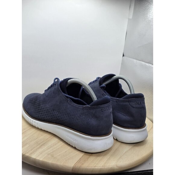 Cole Haan Mens Original Grand Stitchlite Wingtip Oxfords Bluet C207902 Size 9.5 - Picture 7 of 11